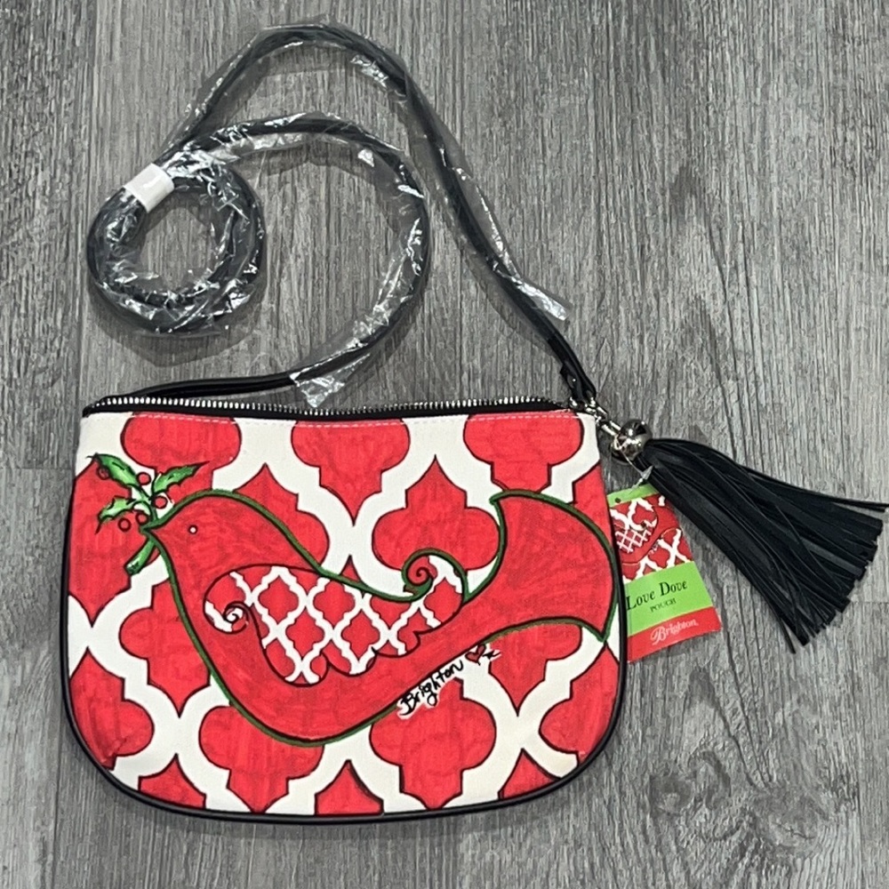 Brighton Love Dove Pouch/Shoulder Bag, NEW